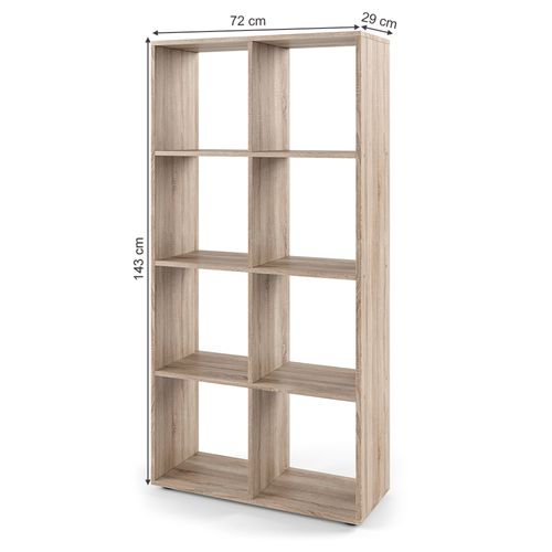 Meuble De Rangement Cube Scutum 23115 Sonoma 143x72cm