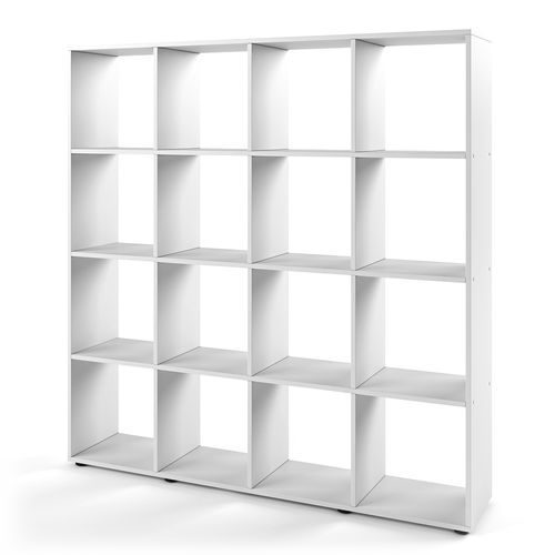 Meuble De Rangement Cube Karree 23116 Blanc 138.5x142.5cm