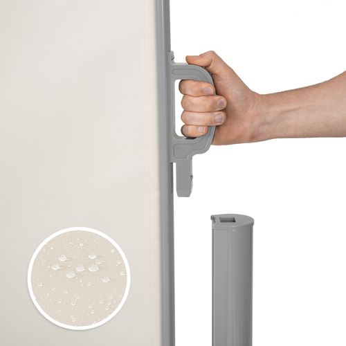 Paravent Rétractable Double Beige