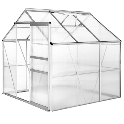 Serre De Jardin En Aluminium Résistant Aux Uv 5,85 M³