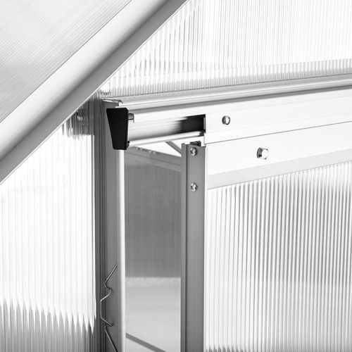 Serre De Jardin En Aluminium Résistant Aux Uv 5,85 M³