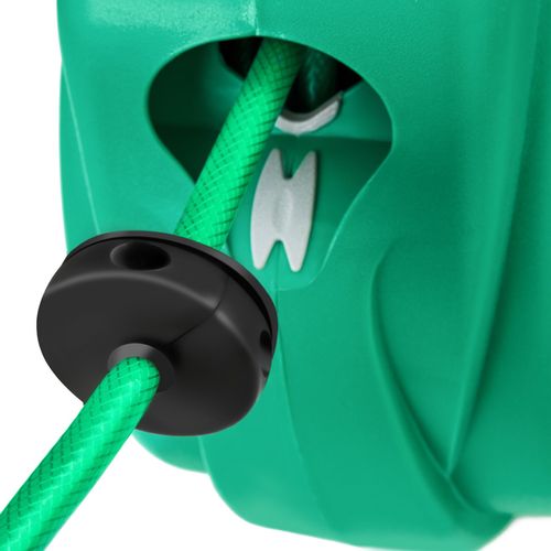 Dévidoir à Enroulement Automatique De Tuyau D'arrosage Raccord Rapide ½ Pouce Vert