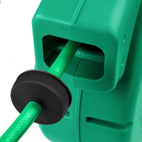 Dévidoir à Enroulement Automatique De Tuyau D'arrosage Raccord Rapide ½ Pouce Vert