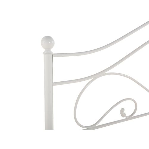 Lit Double En Métal Blanc 160 X 200 Lyra