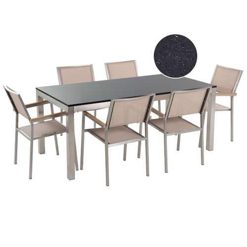 Set De Salle à Manger Pierre Beige Grosseto