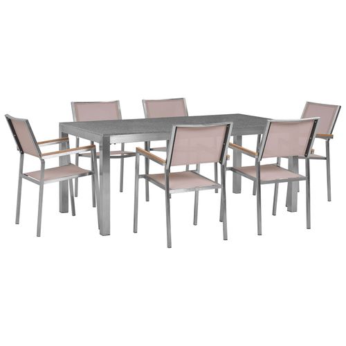 Set De Salle à Manger Pierre Beige Grosseto