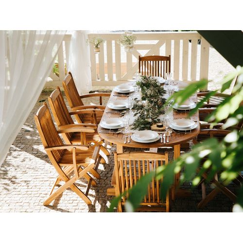 Set De Salle à Manger Bois Solide Bois Clair Maui