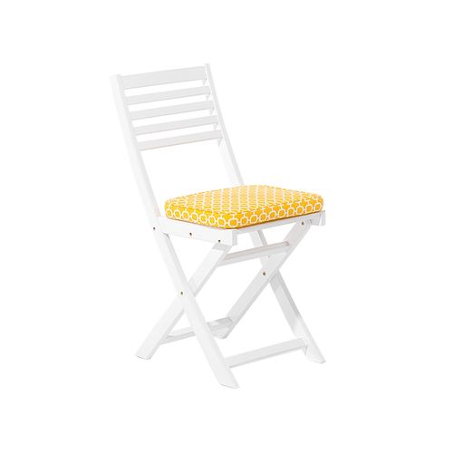 Ensemble Pour Bistro Avec Coussin Bois Jaune Fiji