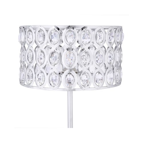 Lampadaire Tenna Cristal Argenté