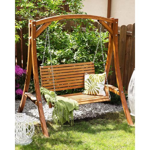 Balançoire Bois De Larix Bois Foncé Novara