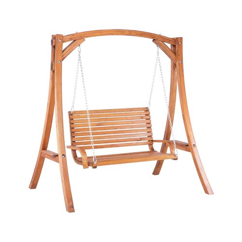 Balançoire Bois De Larix Bois Foncé Novara