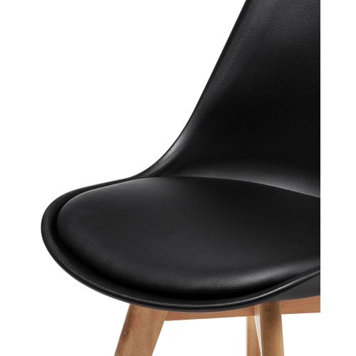 Chaise De Salle à Manger Set De 2 Noir Dakota