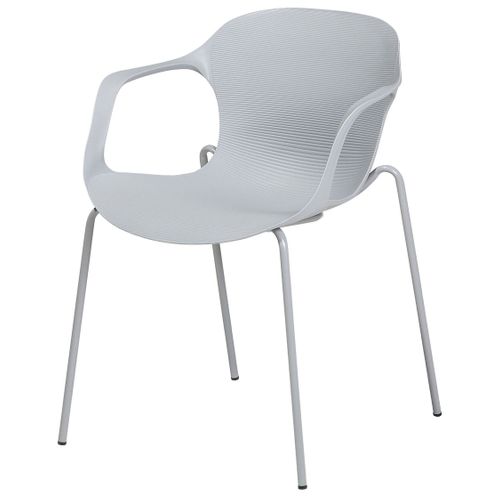 Chaise De Salle à Manger Set De 2 Gris Clair Elbert
