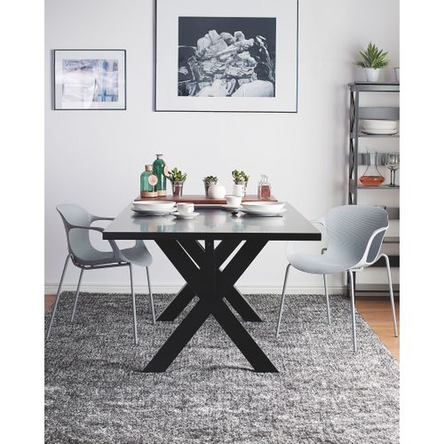 Chaise De Salle à Manger Set De 2 Gris Clair Elbert