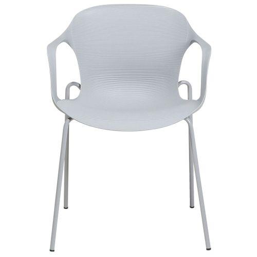 Chaise De Salle à Manger Set De 2 Gris Clair Elbert