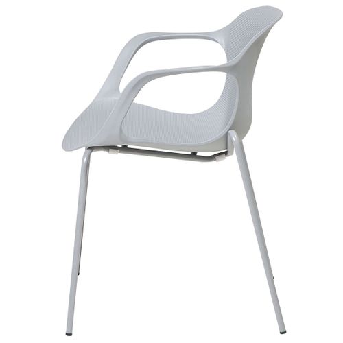 Chaise De Salle à Manger Set De 2 Gris Clair Elbert