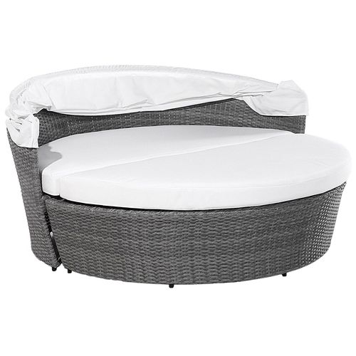 Chaise Longue De Jardin Gris Sylt Lux