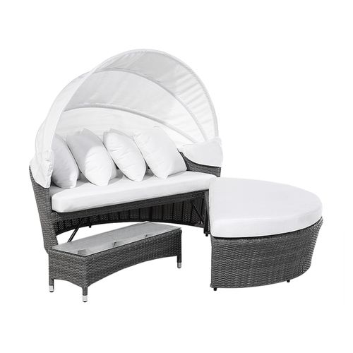 Chaise Longue De Jardin Gris Sylt Lux