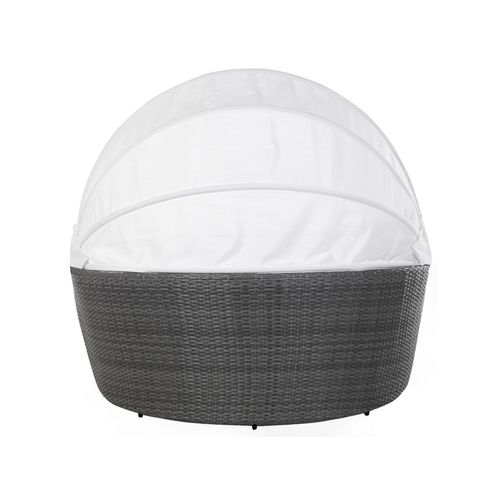 Chaise Longue De Jardin Gris Sylt Lux