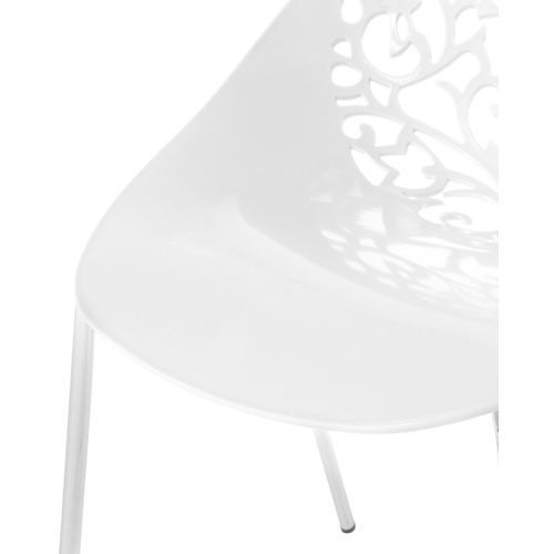 Chaise De Salle à Manger Set De 4 Blanc Mumford