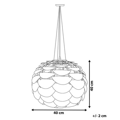 Lampe Suspension Moselle Métal Blanc