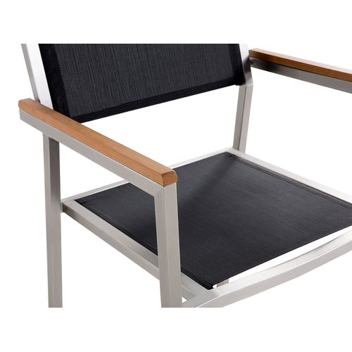 Set De Salle à Manger Pierre Noir Grosseto