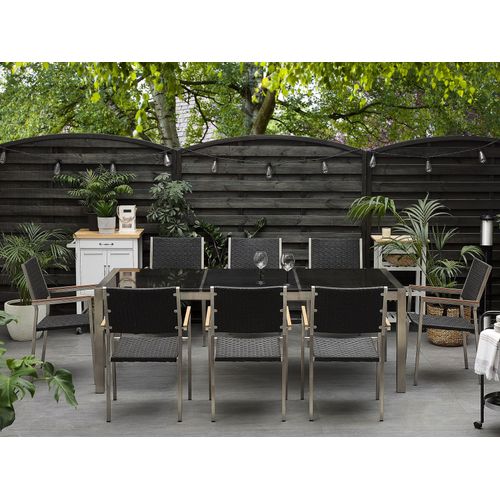 Set De Salle à Manger Pierre Noir Grosseto