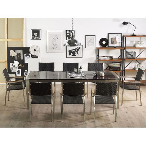 Set De Salle à Manger Pierre Noir Grosseto