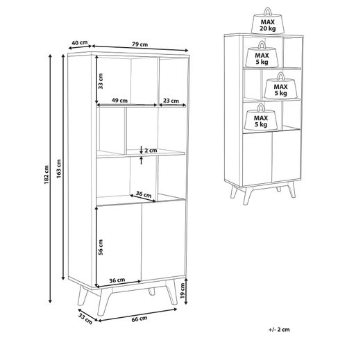 Etagère Bois Foncé Columbus