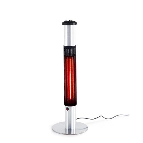 Chauffage De Terrasse Infrarouge Autoportant Vezuvio 1500 W Noir