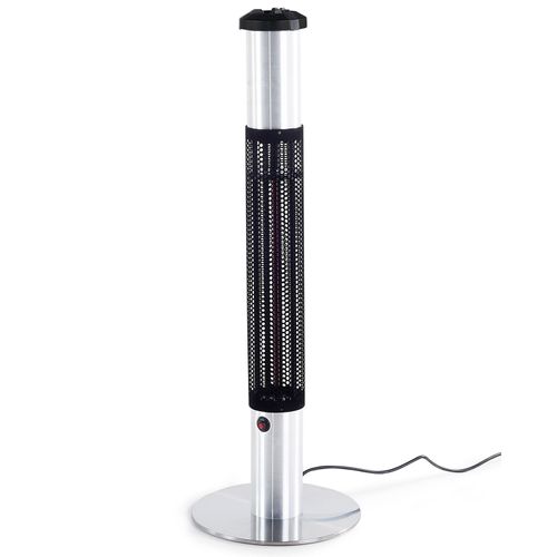 Chauffage De Terrasse Infrarouge Autoportant Vezuvio 1500 W Noir