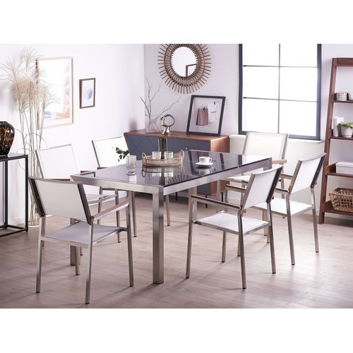 Set De Salle à Manger Pierre Blanc Grosseto