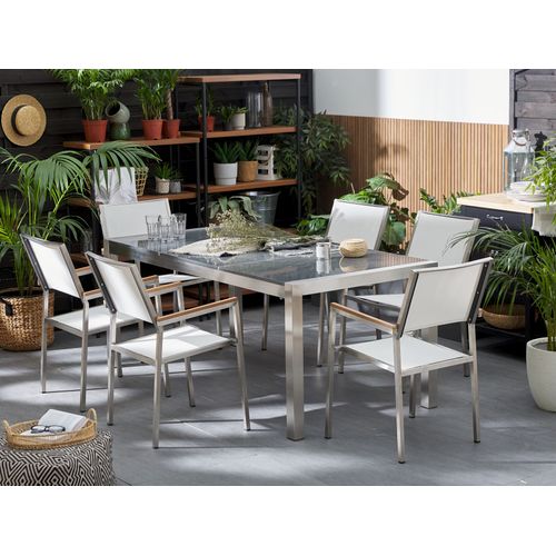 Set De Salle à Manger Pierre Blanc Grosseto