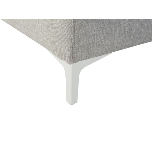 Canapé Angle à Droite En Tissu Gris Clair 4 Places Kiruna