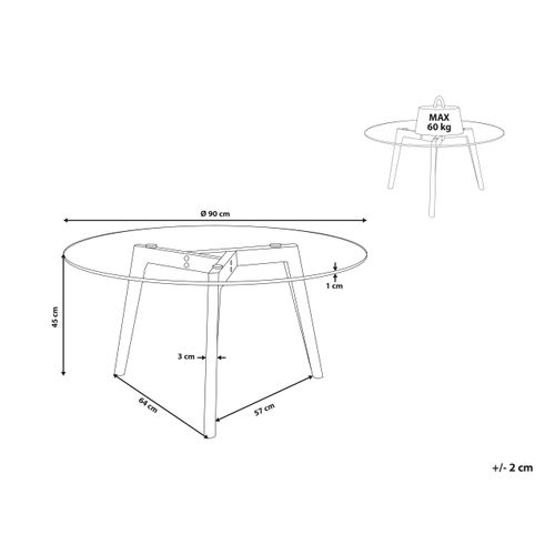 Table Basse, Table Ronde, Table En Verre Minnesota