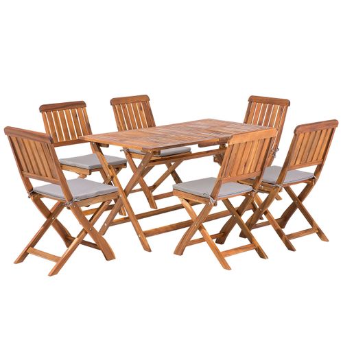Set De Salle à Manger Bois Solide Bois Foncé Cento