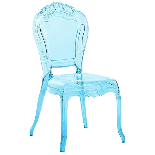 Chaise De Salle à Manger Set De 2 Bleu Clair Vermont