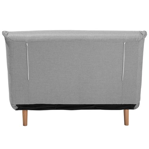 Banquette Convertible 1 Place En Tissu Gris Clair Setten