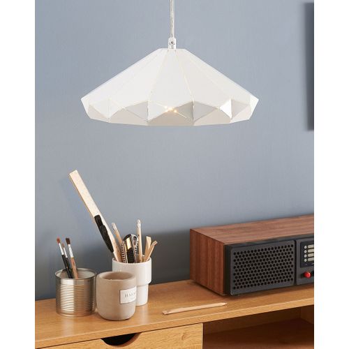 Lampe Suspension Nevola Métal Blanc