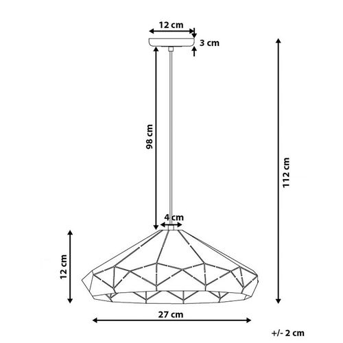 Lampe Suspension Nevola Métal Blanc