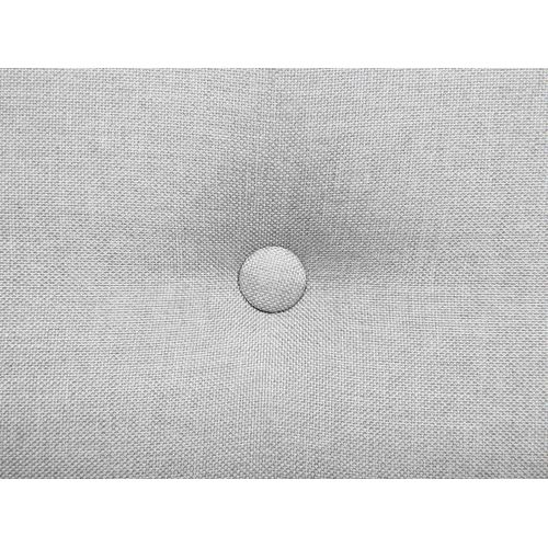 Canapé Convertible 3 Places En Tissu Gris Clair Visby