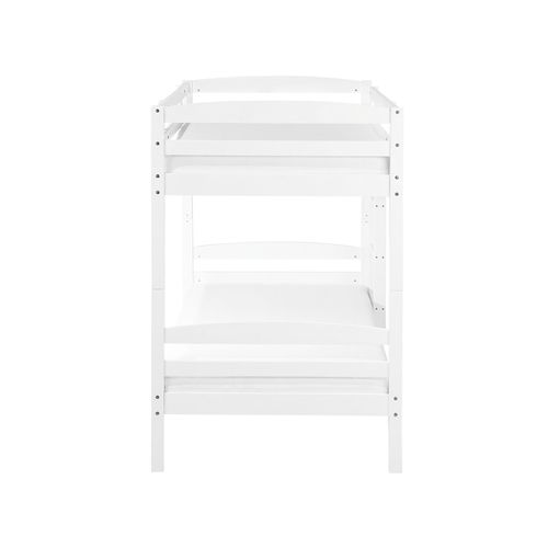 Lit Superposé En Bois Blanc 90x200 Cm Regat