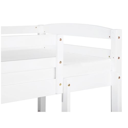 Lit Superposé En Bois Blanc 90x200 Cm Regat