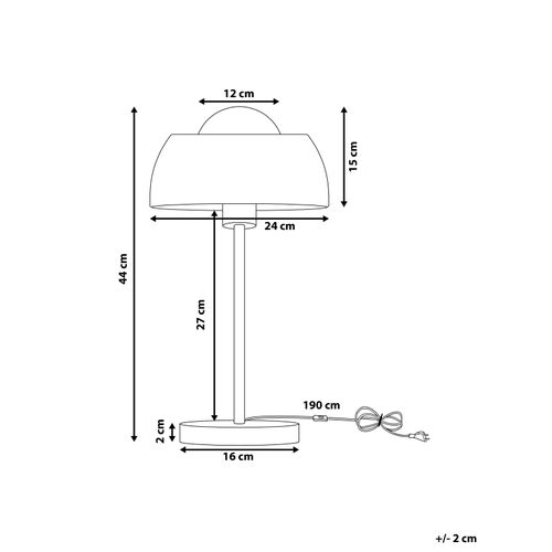 Lampe à Poser Senette Métal Cuivré