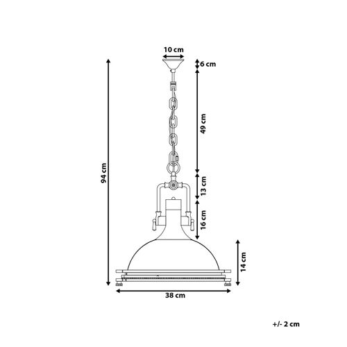 Lampe Suspension Ebron Verre Blanc