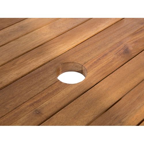 Set De Salle à Manger Bois Solide Blanc Cassé Maui