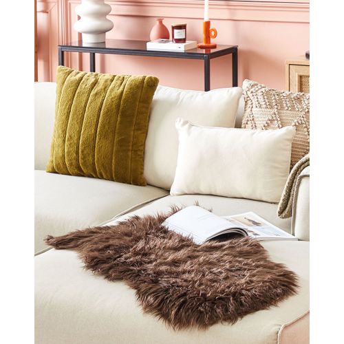 Peau De Mouton Marron Foncé Uluru