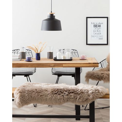 Peau De Mouton Marron Uluru