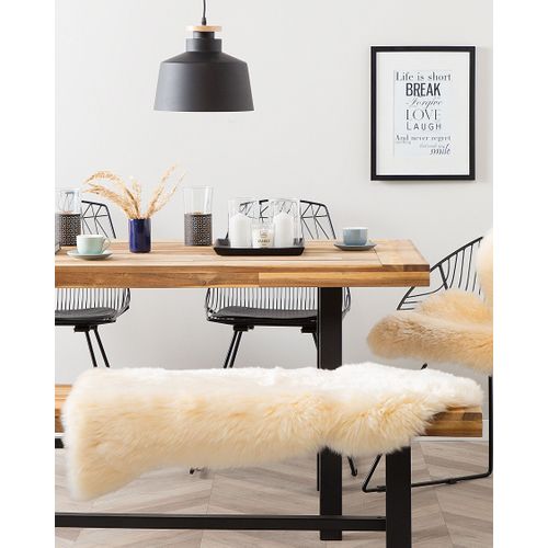 Peau De Mouton Beige Uluru