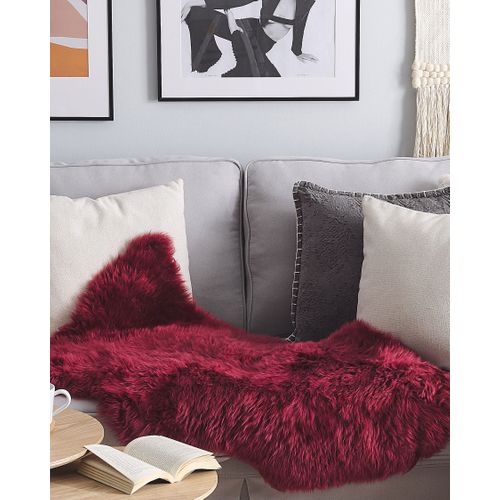 Peau De Mouton Rouge Bordeaux Uluru